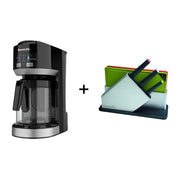 Coffee Maker Programable 14 Tazas (SS0441-0BPLA) + Gratis Set Tablas y Cuchillos