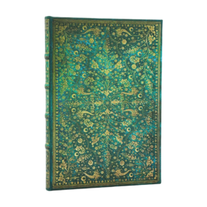 Paperblanks Libreta Flor Esmeralda (Midi, Tapa Dura, Rayado) portada oficial Paperblanks