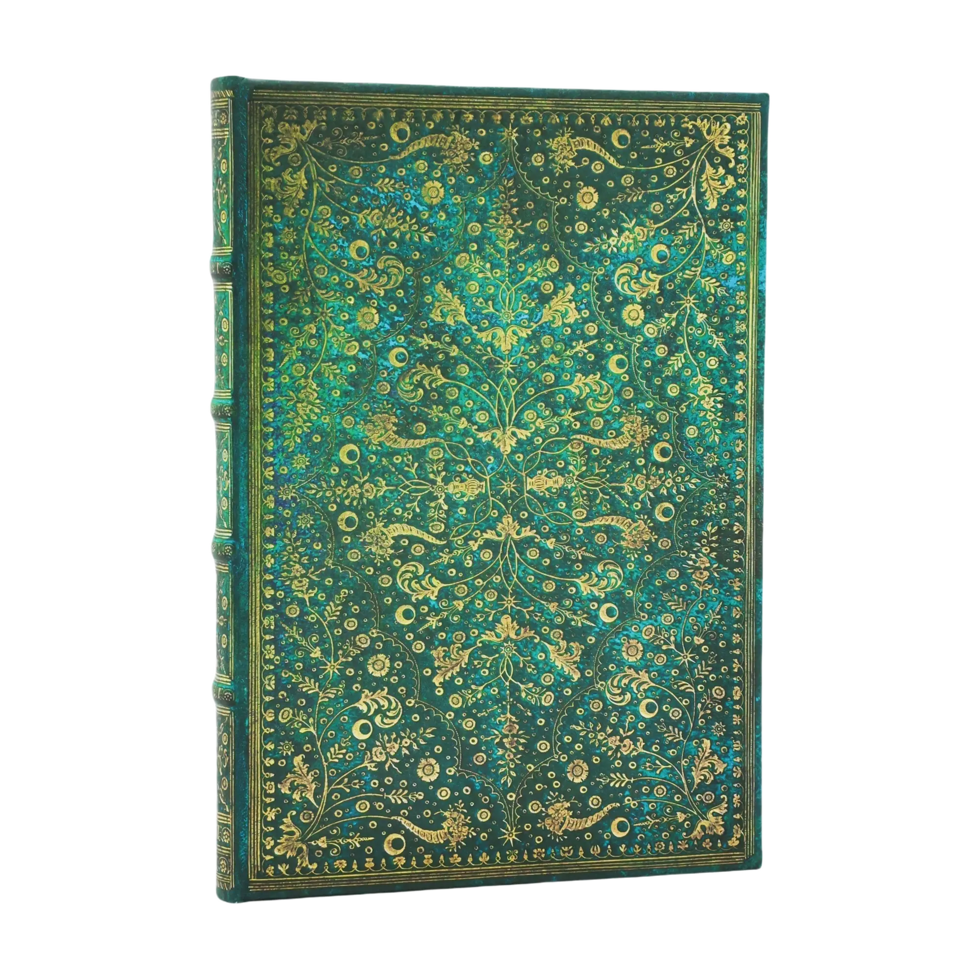 Paperblanks Libreta Flor Esmeralda (Midi, Tapa Dura, Rayado) portada oficial Paperblanks