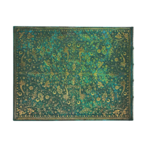 Paperblanks Libro de Visitas Flor Esmeralda (Guest Book Rayado) contraportada y diseño posterior
