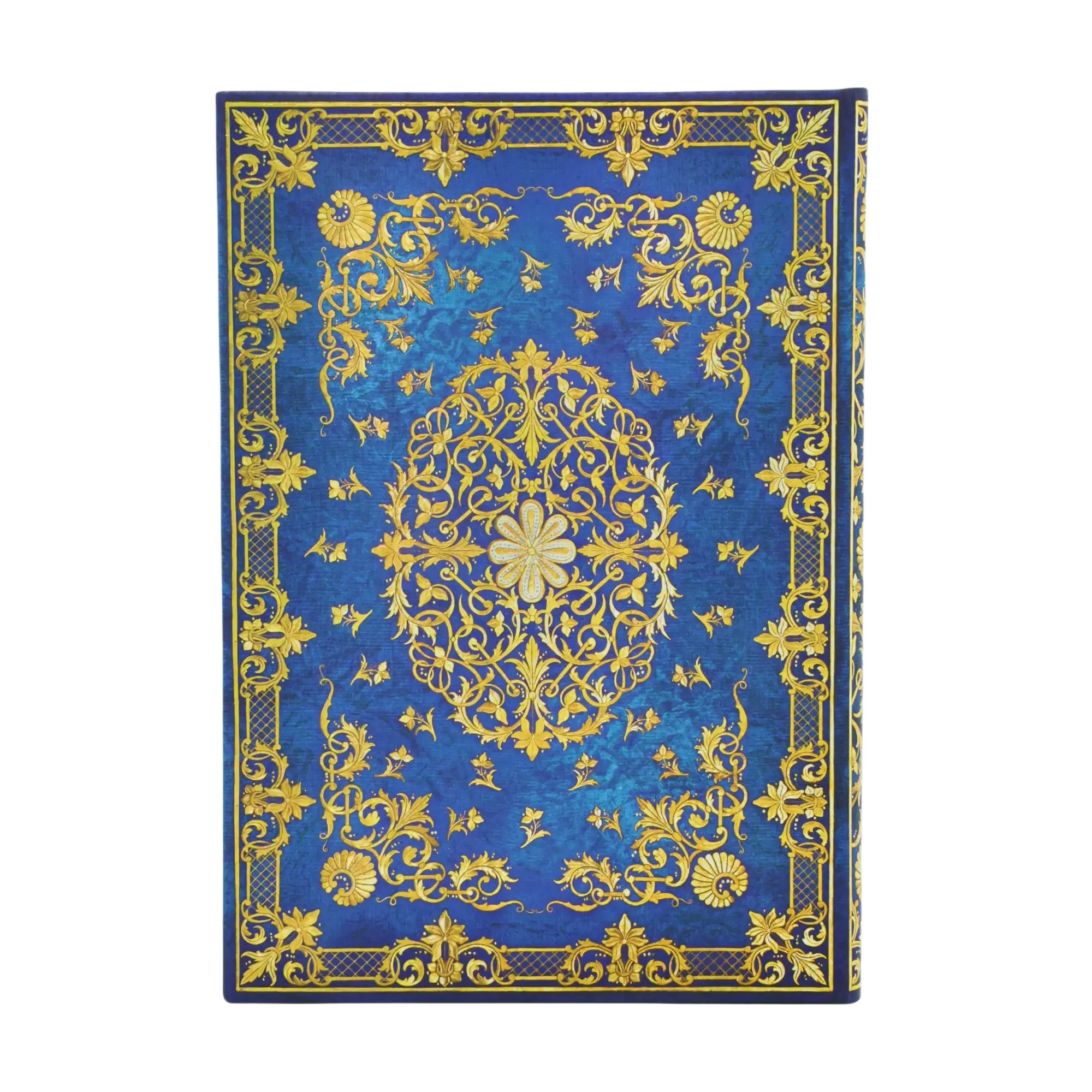 Paperblanks Libreta Cielo de Seda - Estrella Guía (Midi, Tapa Dura, Rayado) contraportada y diseño posterior