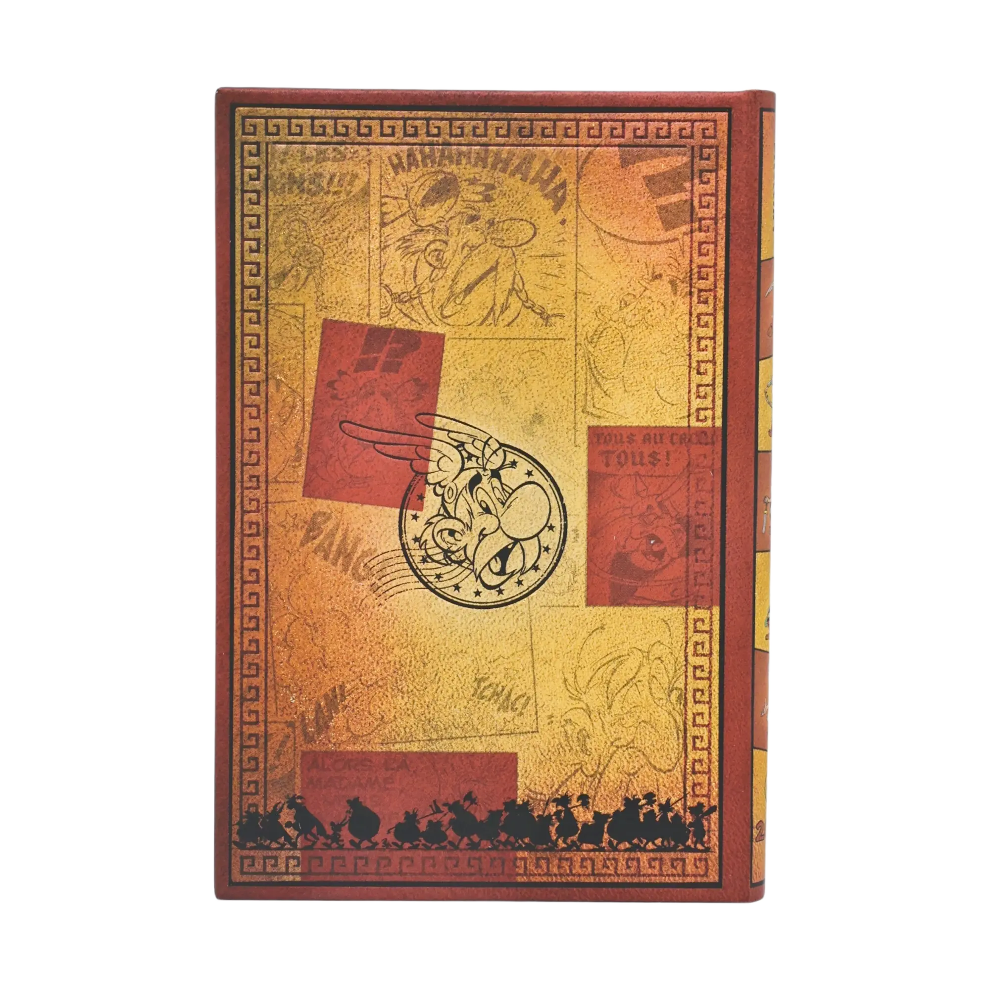 Paperblanks Agenda 2027 Astérix & Obélix (Mini, Vista Semanal, 12 Meses) contraportada y diseño posterior