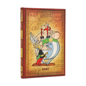 Paperblanks Agenda 2027 Astérix & Obélix (Mini, Vista Semanal, 12 Meses) portada oficial Paperblanks
