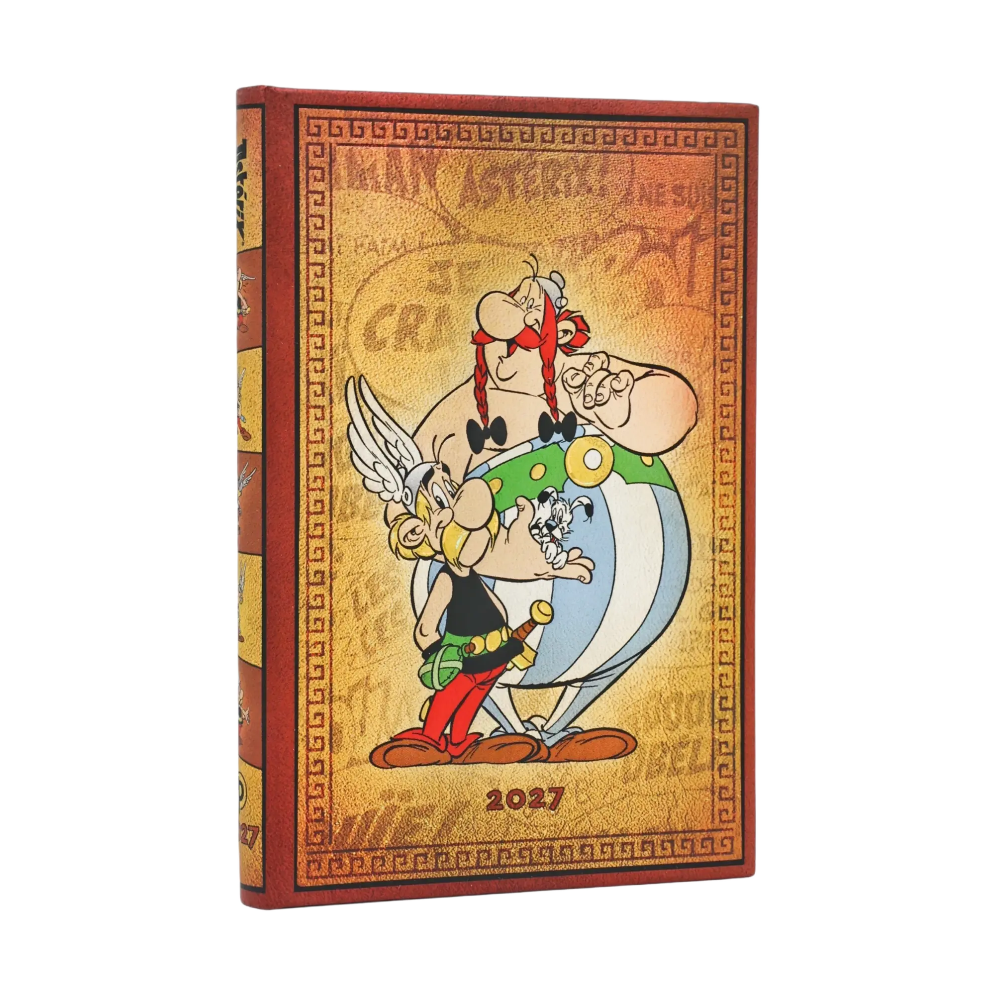 Paperblanks Agenda 2027 Astérix & Obélix (Mini, Vista Semanal, 12 Meses) portada oficial Paperblanks