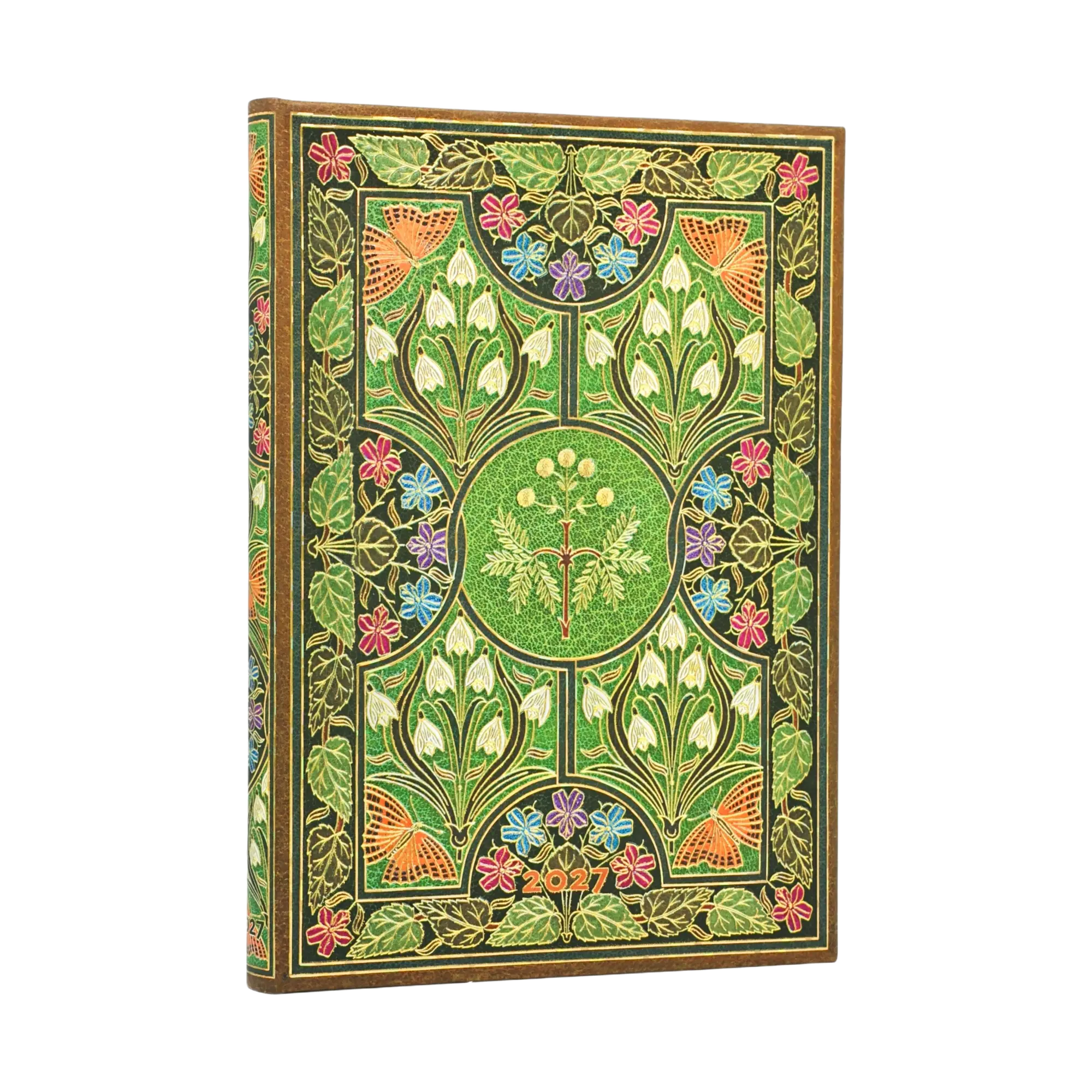 Paperblanks Agenda 2027 Poesía en Flor (Midi, Vista Semanal, 12 Meses) portada oficial Paperblanks
