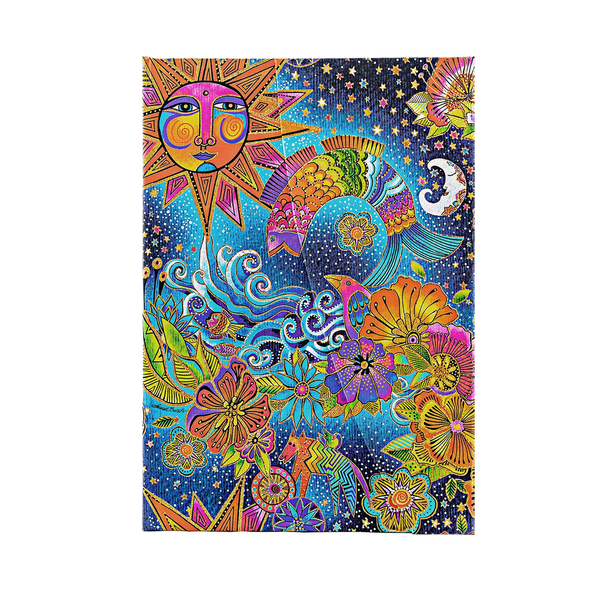 Paperblanks Libreta Magia Celeste (Midi, Tapa Dura con Solapa Magnética, Rayado) portada oficial Paperblanks
