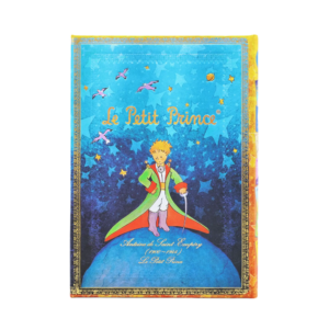 Paperblanks Libreta El Principito (Saint-Exupéry The Little Prince, Midi Rayado) contraportada y diseño posterior