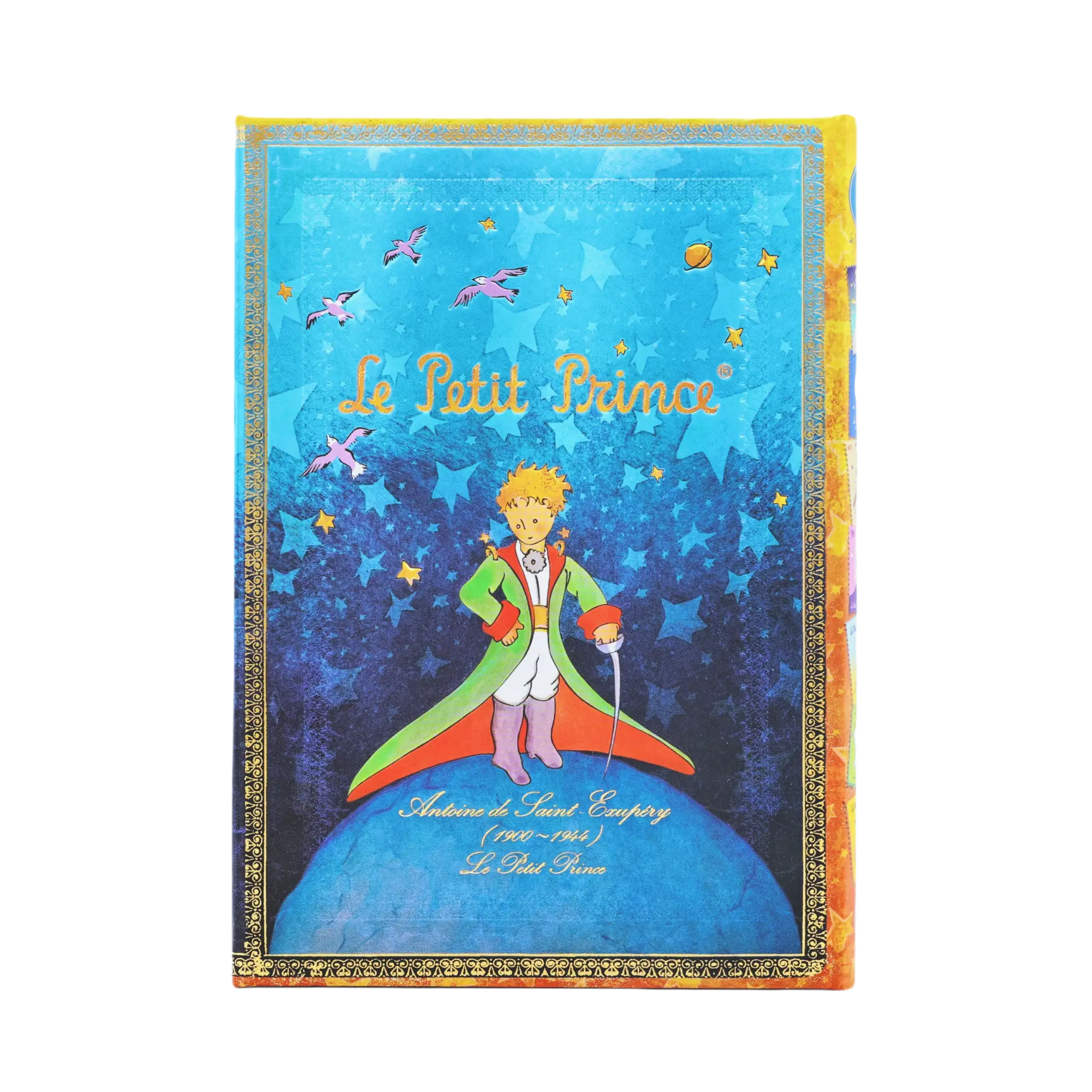 Paperblanks Libreta El Principito (Saint-Exupéry The Little Prince, Midi Rayado) contraportada y diseño posterior