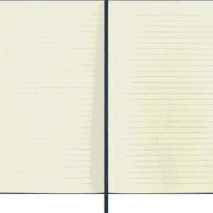 Moleskine Cuaderno Classic Tapa Dura - Azul Zafiro (Sapphire Blue), Large (13 × 21 cm), Rayado interior de hojas y diseño abierto