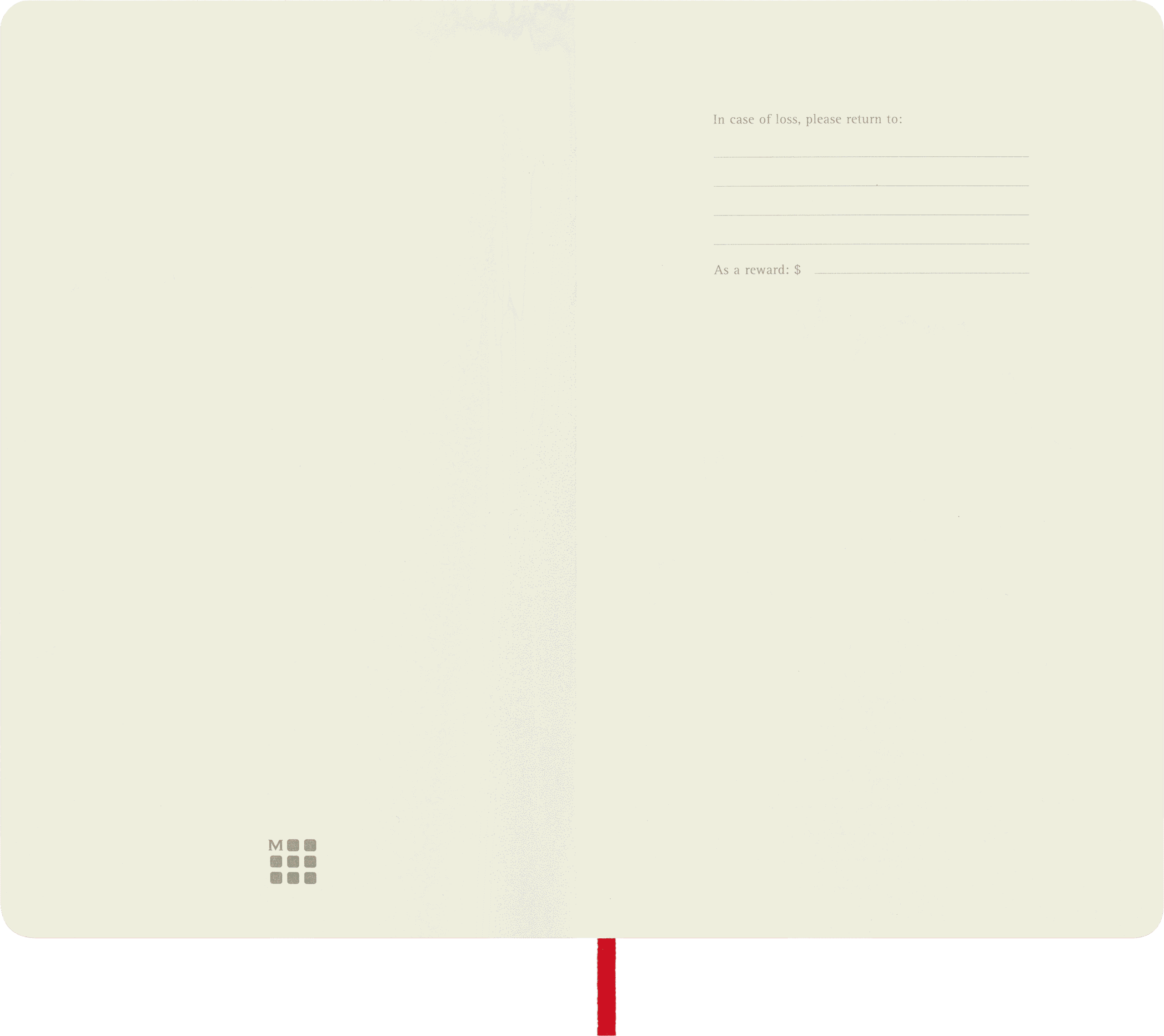 Moleskine Cuaderno Classic Tapa Blanda - Rojo Escarlata, Large (13 × 21 cm), Rayado portada frontal Moleskine
