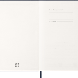 Moleskine Agenda Classic 2027 Large Diaria, Tapa Dura, 12 Meses - Azul Zafiro portada