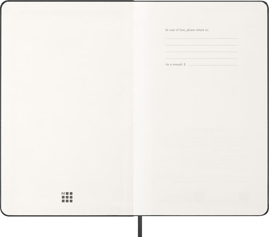 Moleskine Agenda Classic 2027 Large Diaria, Tapa Dura, 12 Meses - Negro portada
