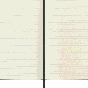 Moleskine Cuaderno Classic Tapa Dura - Negro, Large (13 × 21 cm), Rayado interior de hojas y diseño abierto